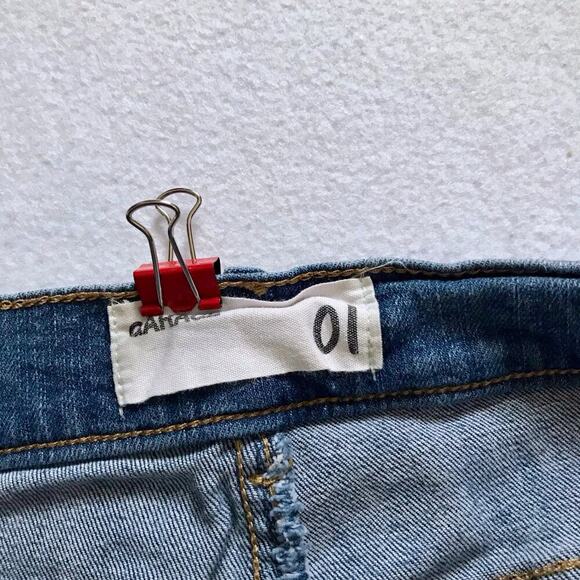 Garage Distressed High Rise Jean Shorts Juniors 1 - Picture 5 of 8